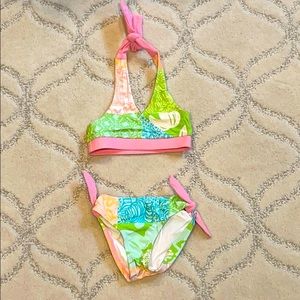 EUC Lilly Pulitzer girls bikini
